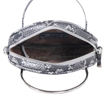 Load image into Gallery viewer, Circular Snakeskin Bag
