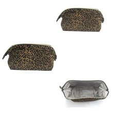 Load image into Gallery viewer, Leopard Print Make-Up Bag
