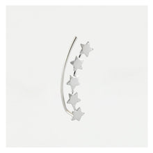 Load image into Gallery viewer, Silver 5 Star Earlines
