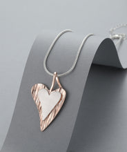 Load image into Gallery viewer, Short Double Heart Necklace
