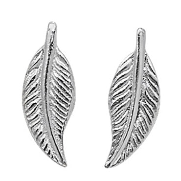 Sterling Silver Leaf Earring