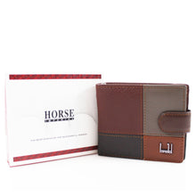 Load image into Gallery viewer, Men's Leather Patch Wallet
