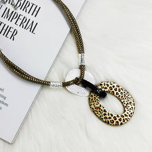 Load image into Gallery viewer, Short Leopard Print Necklace
