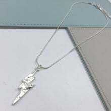 Load image into Gallery viewer, Short Lightening Bolt Necklace
