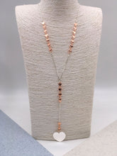 Load image into Gallery viewer, Long Heart Necklace
