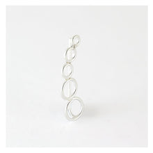 Load image into Gallery viewer, Silver Circle Earline
