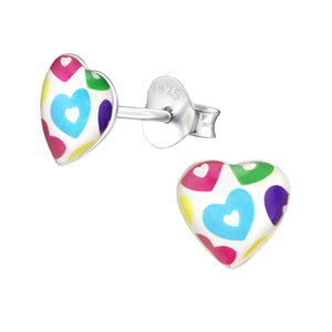 Silver Heart Earrings